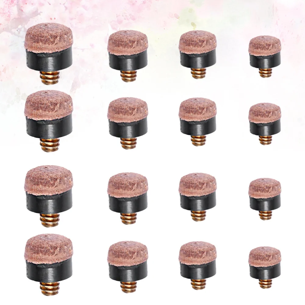 

40pcs 10/11/12/13mm Billiard Cue Screw Leather Head Billiard Cue Repair Tool Billiard Cue Accessory (10/11/12/13mm 10pcs Each, 4