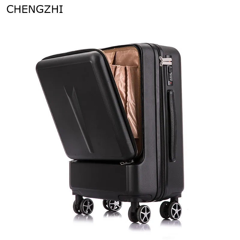 Чемодан на колесиках CHENGZHI деловой из АБС пластика 20/24 дюйма|Чемодан колесиках| |