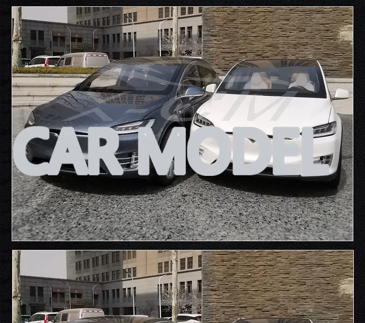 1:18 Масштаб сплава игрушечные транспортные средства TESLA модель X модель автомобиля SUV детских игрушечных автомобилей оригинальные авторизованные детские игрушки