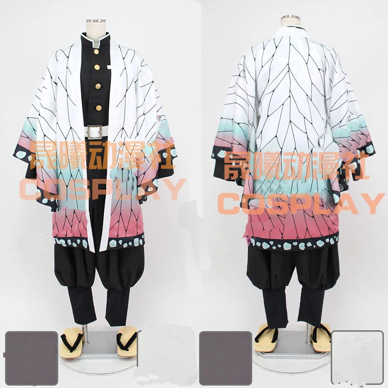 Костюм кимоно для косплея из аниме рассекающий демонов Униформа костюм на