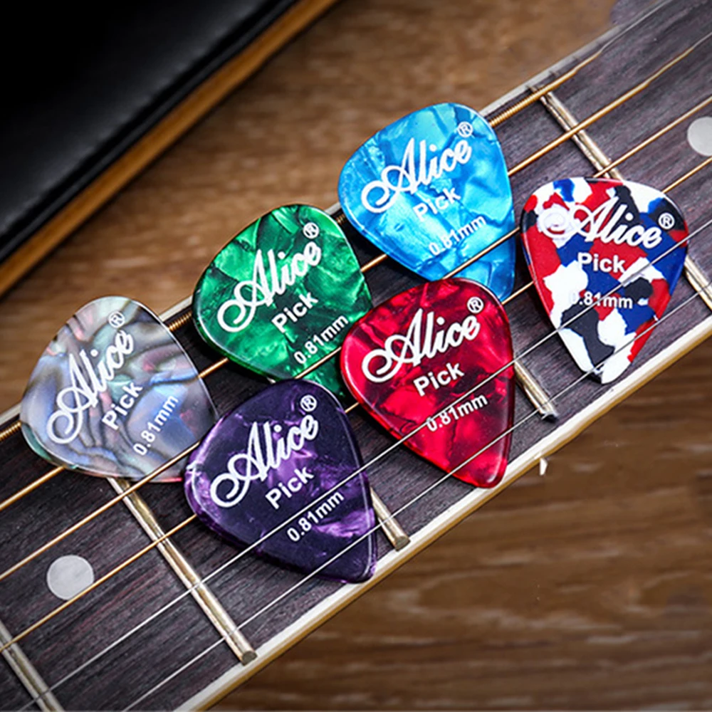 6 pcs plektren plektren schrapnell alice akustische elektrische bass plektrum vermittler musical instrument dicke mix 046 15 free global shipping