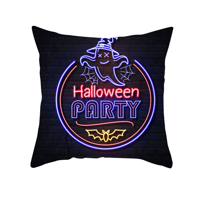 45x45cm подушки на Хэллоуин крышка декор вечерние Наволочки полиэстер диван в форме