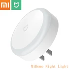 Xiaomi Mijia LED ночник сенсор сенсорное управление Светодиодная лампа кровать ночник 0,4 Вт 1.5лм 2400 к настенный светильник для спальни гостиной