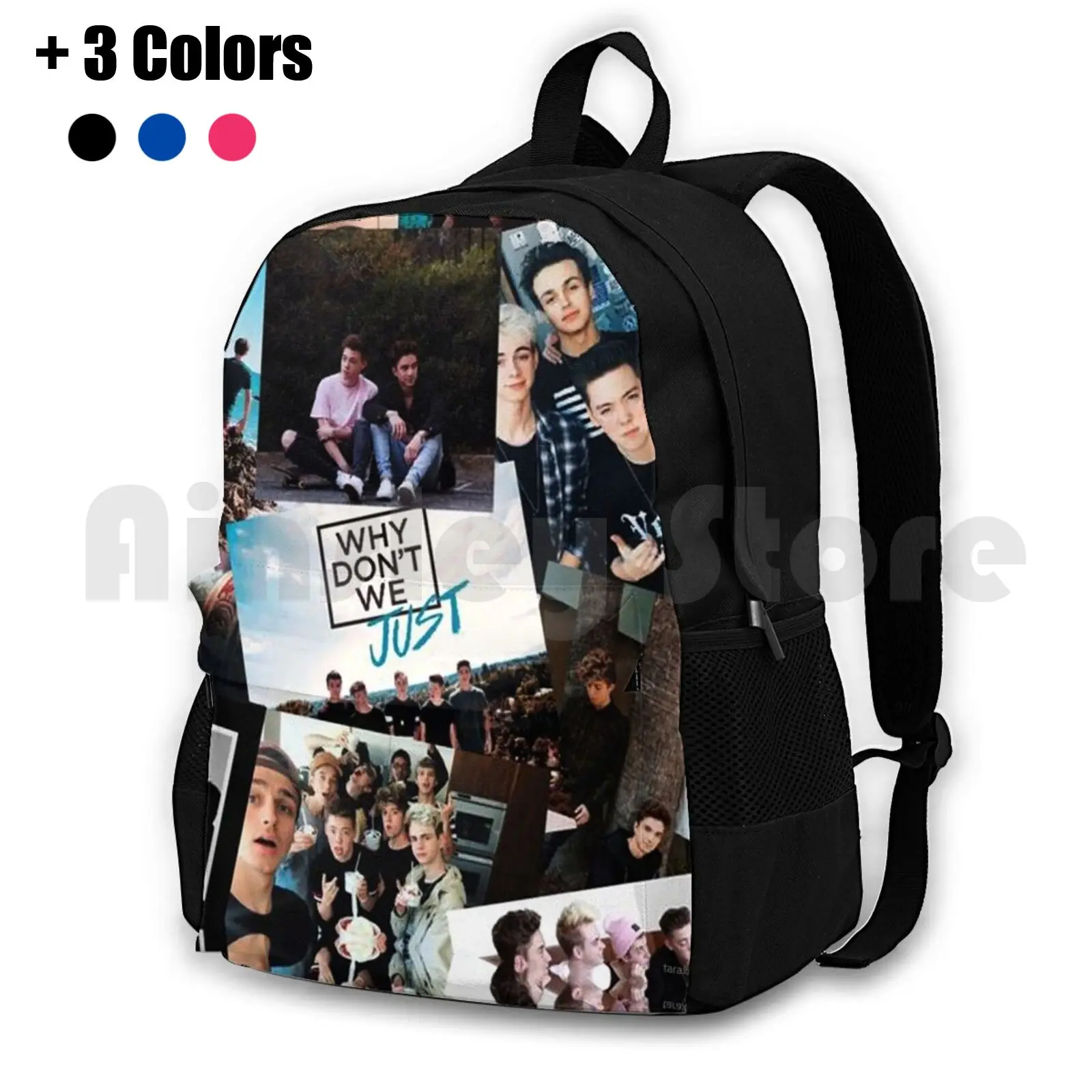 

Wdw Colloge Outdoor Hiking Backpack Riding Climbing Sports Bag Why Dont We M4Se Band Group Group Band Hollywood London Paris