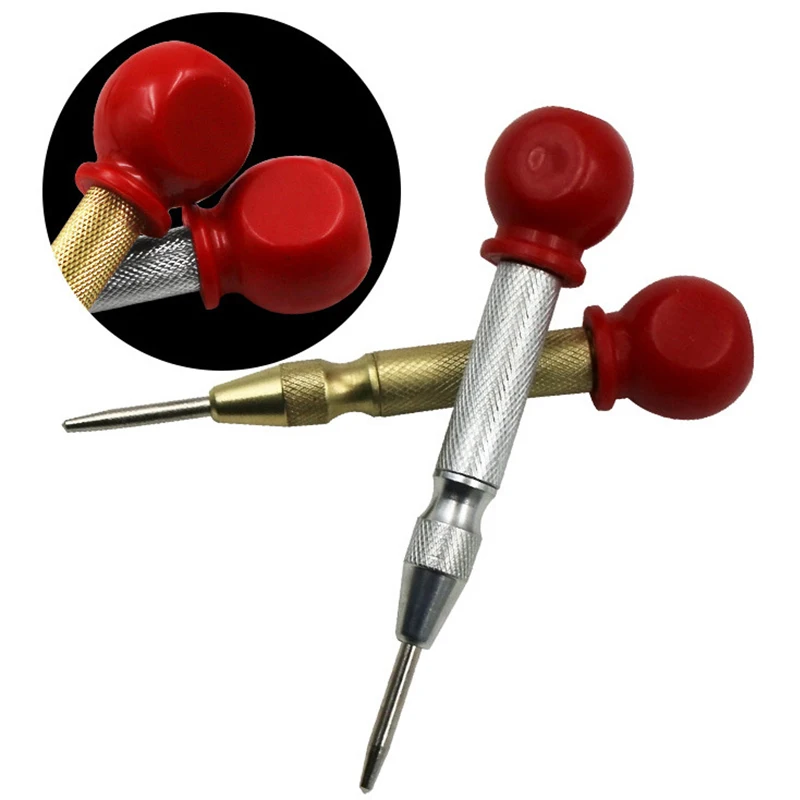 

5 inch Automatic Center Drill Bit Center Punch Drill Bit Tools Window Breaking Device Wood Press Dent Marker Hole Drill Bit