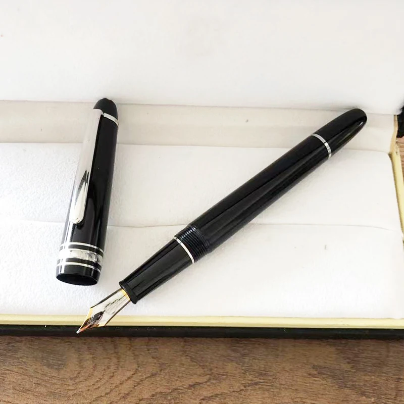 

Ручка перьевая синяя/коричневая из смолы, шариковая ручка, гелевые ручки, офисные принадлежности, корейские Канцтовары