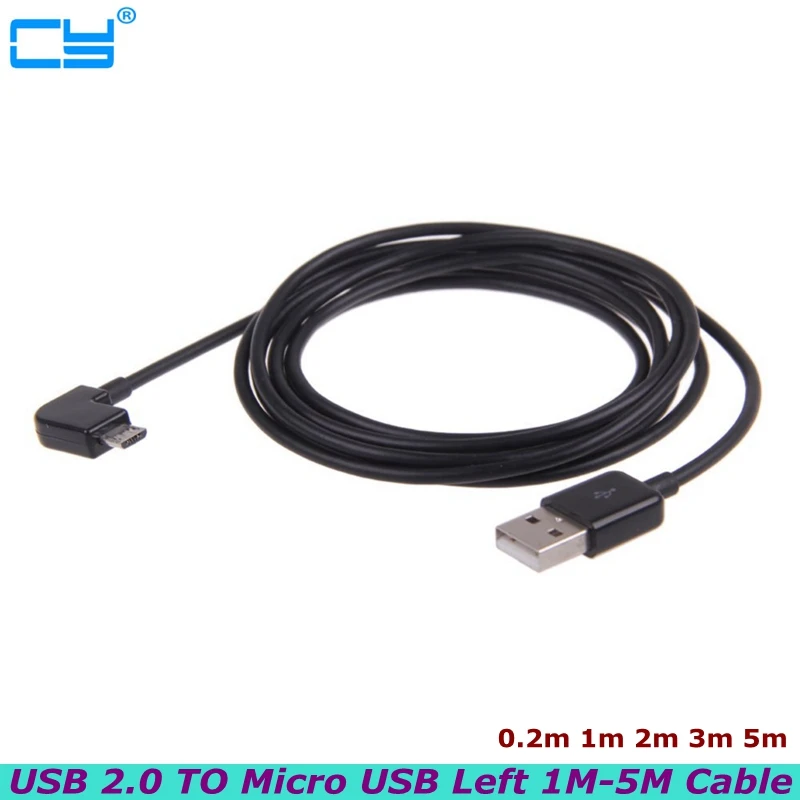 

Кабель Micro USB 90 градусов, быстрая зарядка 2 А, USB 2,0-Micro Usb, левый гнутый кабель для телефона, планшета, кабель для передачи данных