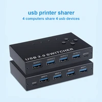 4 port usb 3 0 sharer switch usb kvm switcher pc sharing splitter for keyboard mouse printer monitor usb switcher