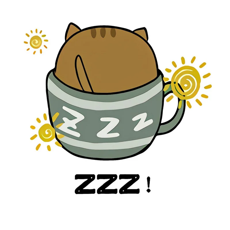 

Cat with Sunglasses and Water Cup Painting Picture Core Cartoon Children's Bedroom Decoration Poster Printing Canvas Wall Arts