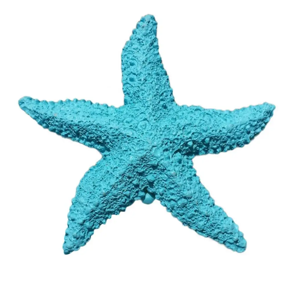 

2Pcs Fish Tank Ornament Mediterranean Resin Mini Starfish Aquarium Decoration