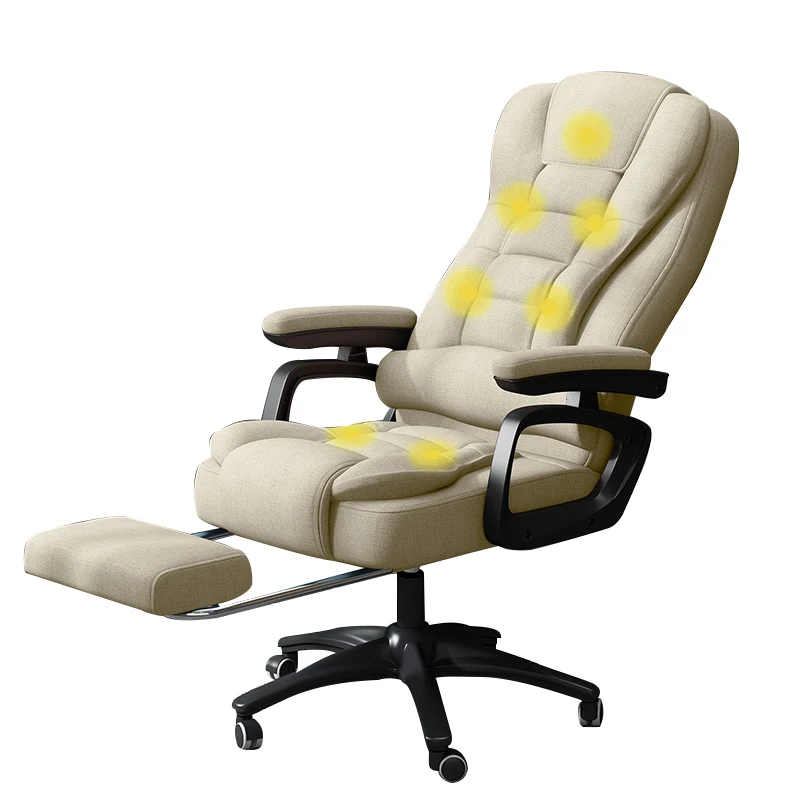 

Luxury Quality Chairs Office Live Gaming Boss Silla Gamer Chair Can Lie Massage Rotatable Cotton Fabric Ergonomics Household