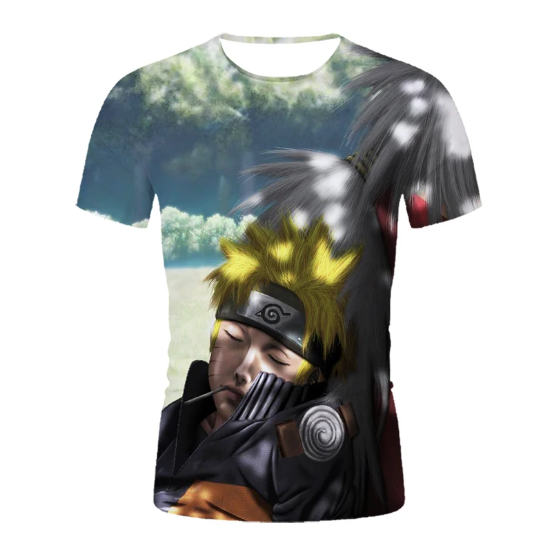 

2021Men's 3D Printing T-Shirt Summer Fishing Casual Short-Sleeved Animal Cool Funny Tops Men's Harajuku O-Neck Handsome T-shirt