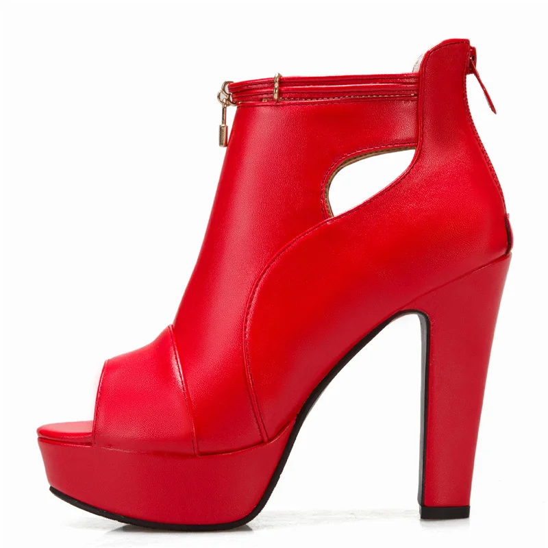 Модная обувь Женские летние туфли босоножки на высоком каблуке На платформе С