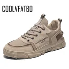 Мужские кроссовки с вулканизированной подошвой COOLVFATBO, роскошные дышащие кроссовки для прогулок, повседневная обувь на плоской подошве, весна 2022