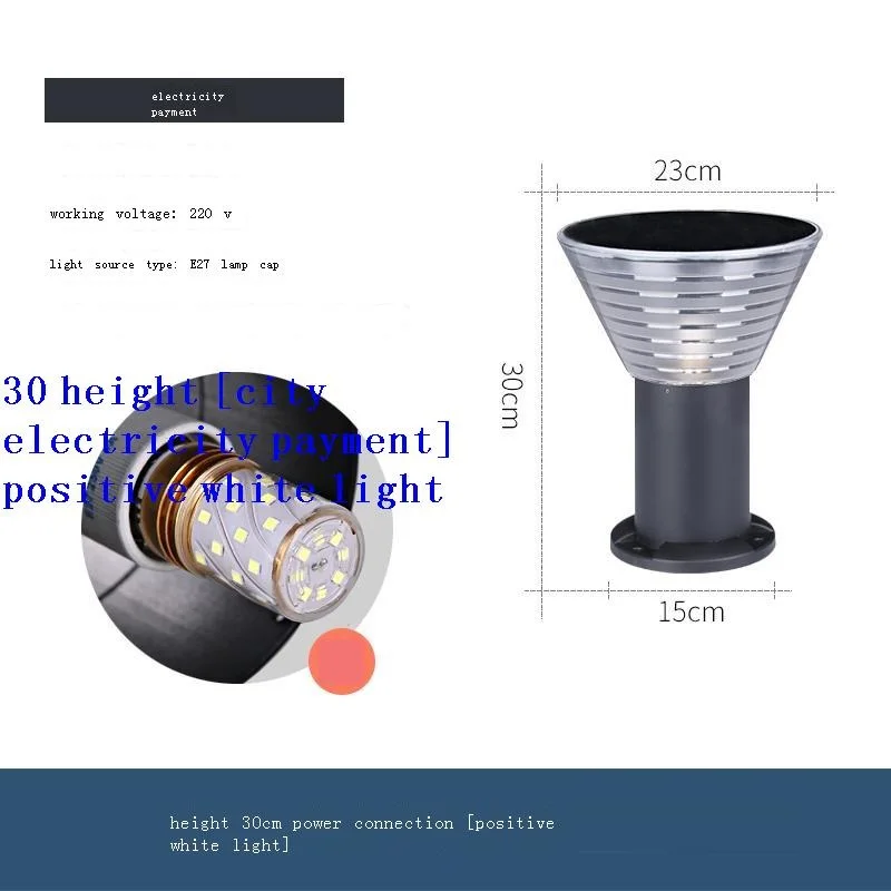 

Aydinlatma Tuinlamp Lumiere Exterieur De Luce Para Jardin Exterior Lighting Outdoor LED Tuinverlichting Garden Light Lawn Lamp