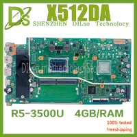 kefu x512da laptop motherboard for asus x512da f512da x512d x712da x512dk mainboard w 4g ram ryzen 5 3500u100 working well