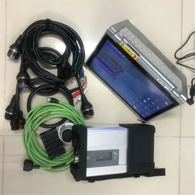 

V2022.06 Latest Software Win11 OS install in mini SSD + Used Laptop CF-AX2 i5 cpu + SD Connect 5 MB Star C5 Diagnostic Scanner