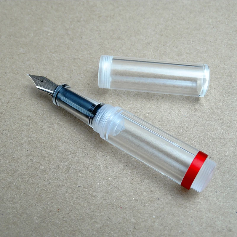 Wancai FUNMU мини перьевая ручка прозрачный карман-Размеры путешествия короткие Pen F