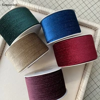 kewgarden sliver wire velvet ribbons 1 12 1 25mm 40mm diy hairbow accessories handmade carfts sewing gift packing 10 yards