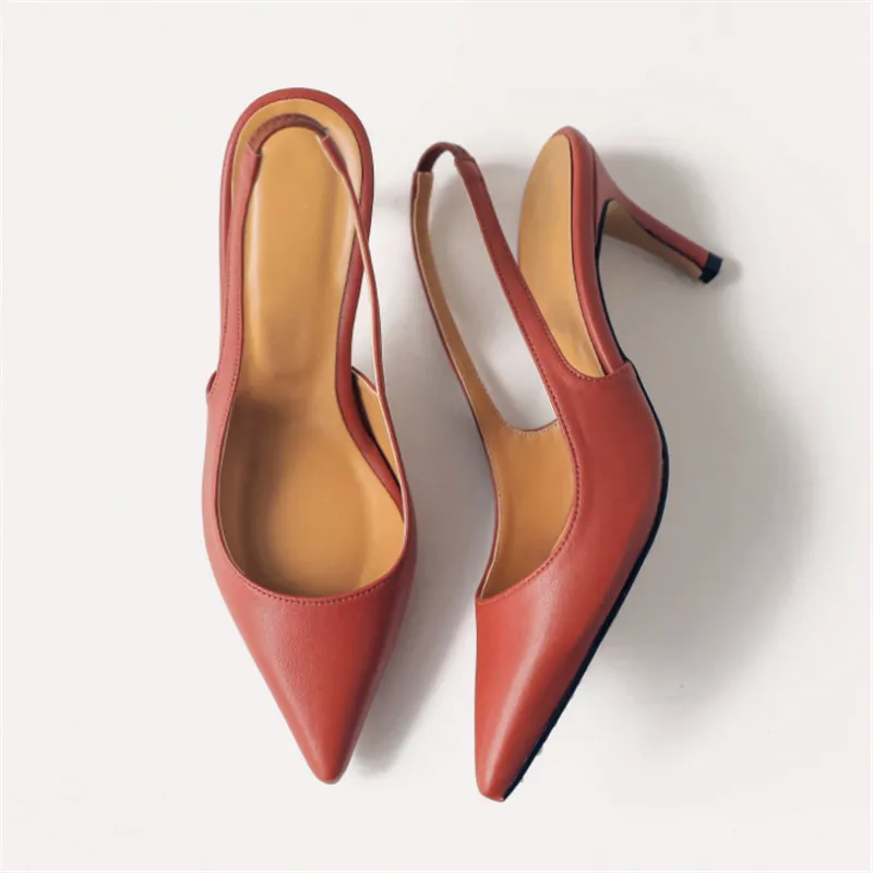 Туфли-лодочки женские с острым носком 8/6 см на высоком каблуке | Обувь