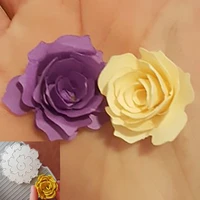handcrafted rose 3d flower frames metal cutting template for photo clippings decorative paper for card making