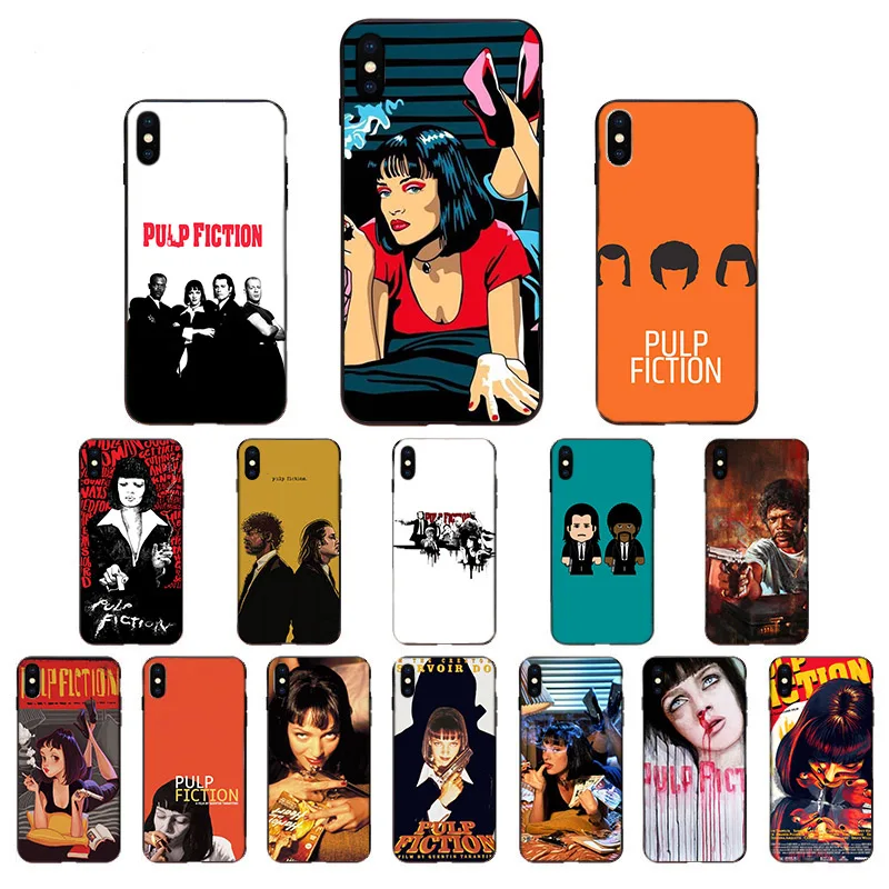 

For iphone 5 5S SE 2020 Case PULP FICTION MOVIE POSTER Luxury Phone Hull for iPhone X 8 7 6 6S Plus X XS XR XSMAX 11pro MAX Capa