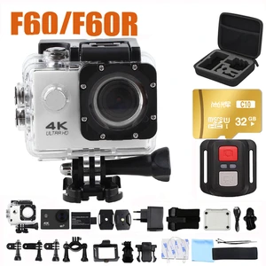 Action Camera Ultra HD 4K WiFi Camcorders 16MP 170 go 4 K Deportiva 2 inch f60 30M Waterproof Sport Camera pro 1080P 60fps cam