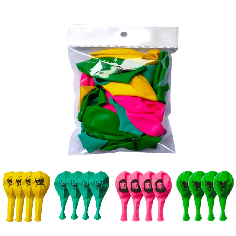 

Demon Slayer Anime Theme Party Decoration Latex Balloons Zenitsu Nezuko Inosuke Demon Slayer Party Decorations Toys Gifts