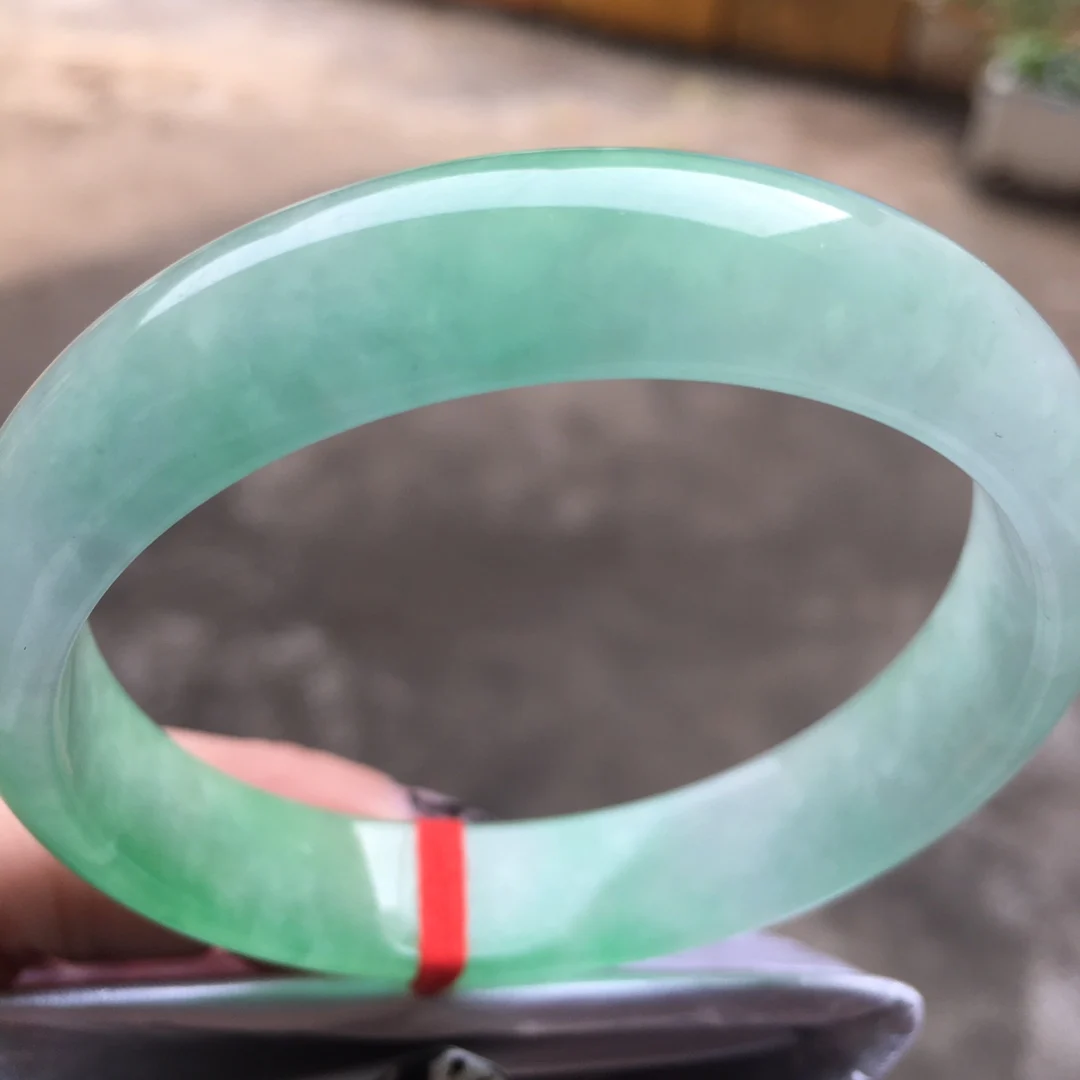 

Koraba Certified (Grade A)100% Natural Jadeite JADE Bracelet Women Bangle