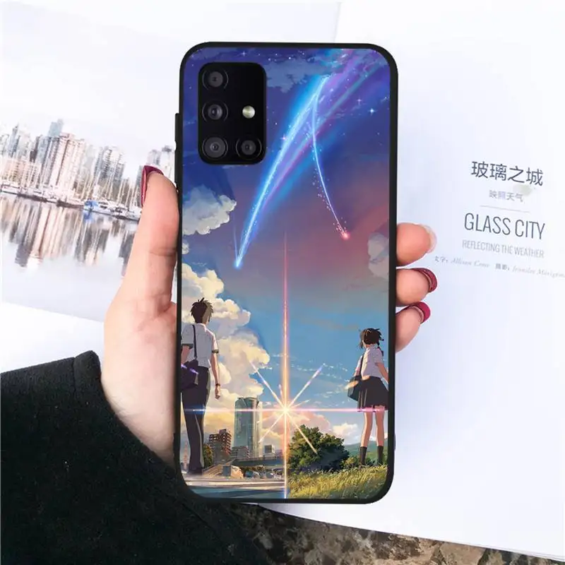

Japanese Anime Your Name Phone Case For Samsung galaxy S 7 8 9 10 20 edge A 6 10 20 30 50 51 70 note 10 plus