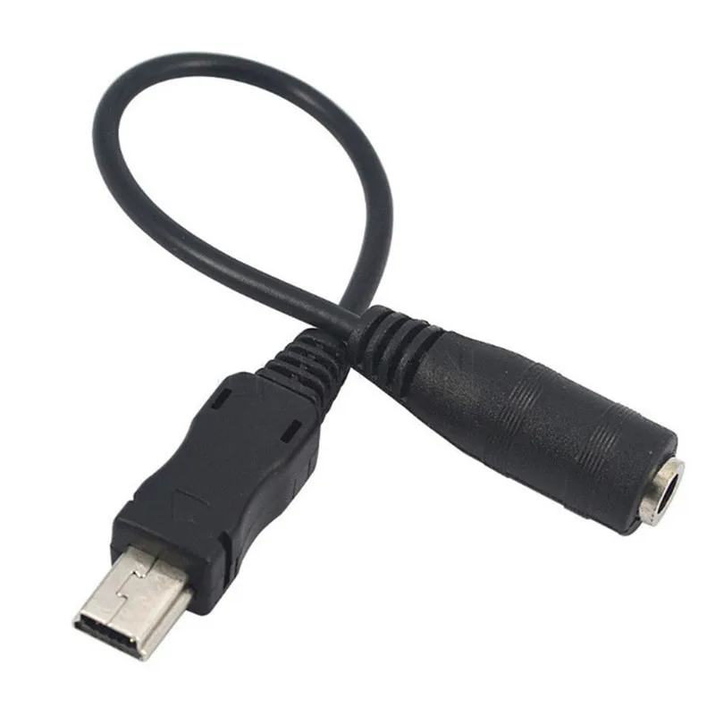 Мини USB штекер на 3 5 мм гнездо аудио кабель Шнур для Motorola V3 адаптер|Акустическая