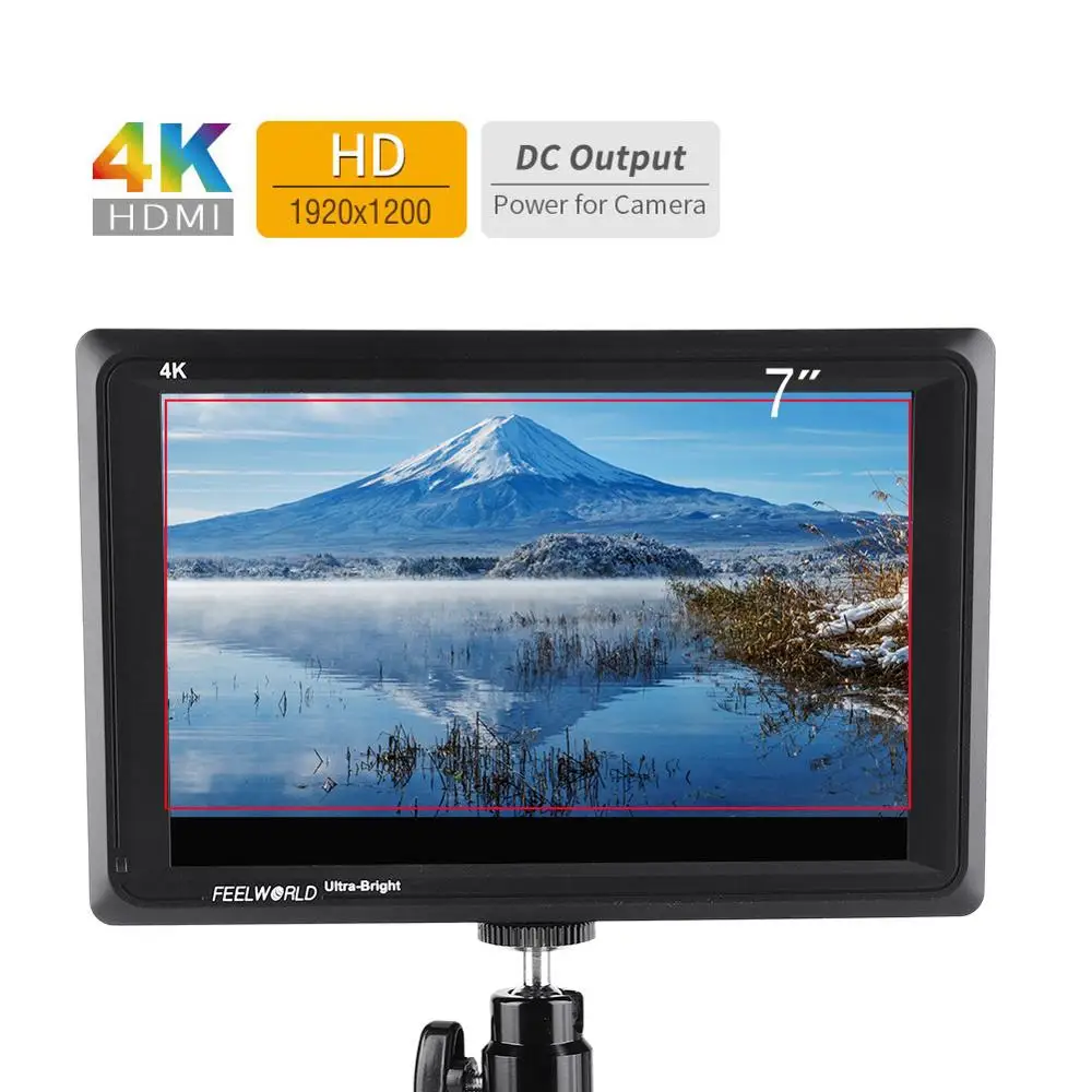Монитор камеры FEELWORLD для цифровой зеркальной маленький HD видео 160 ультраширокий