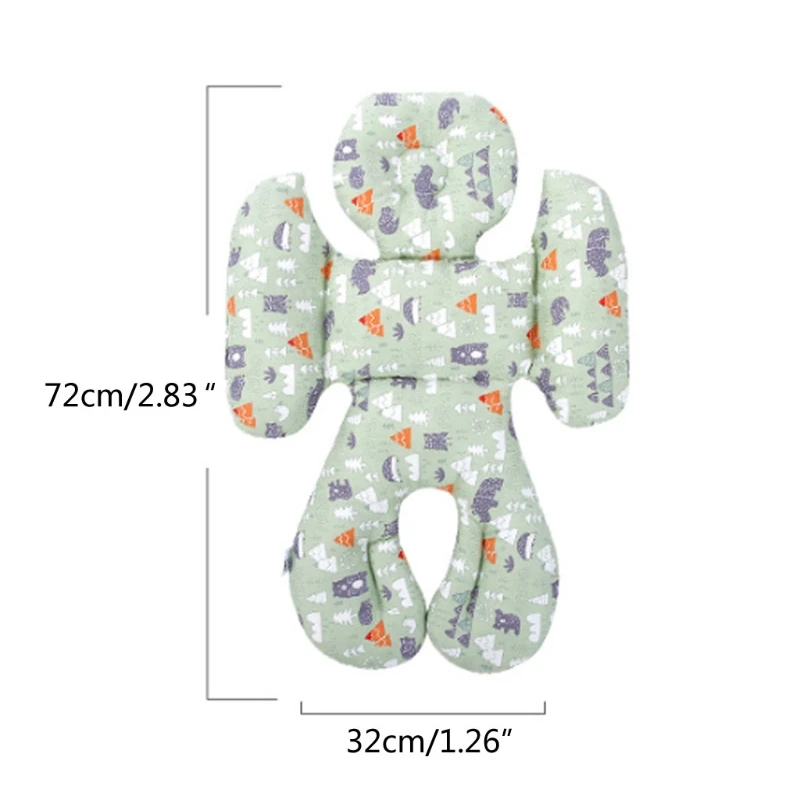 

Baby Stroller Cotton Cushion Seat Cover Mat Breathable Soft Car Pad Pushchair Urine Pad Liner Cartoon Mattress Baby Cart