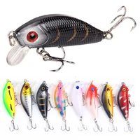 1pcs 4 2g5cm pesca hard fishing lure slow sinking minnow fishing wobbler isca artificial baits for bass perch pike