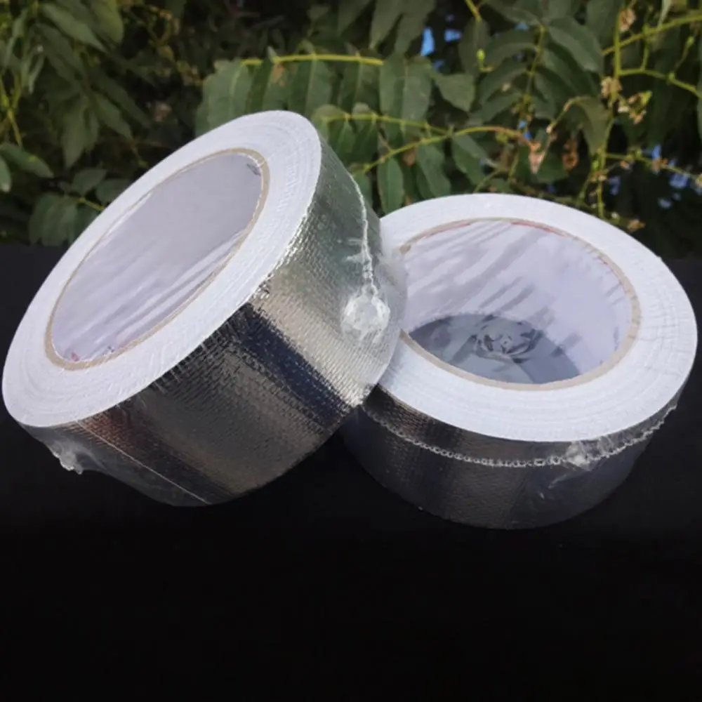 Алюминиевая фольга 25 м Бутилкаучуковая лента самоклеящаяся водонепроницаемая