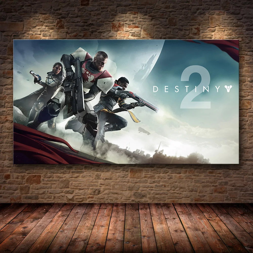 Картина на холсте для видеоигр Destiny 2 108*60 см 90*50 70*40 см|Рисование и каллиграфия| |