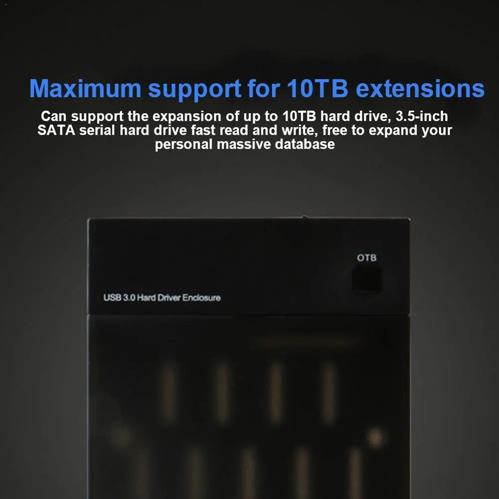 USB 3,0 2," 3,5" SATA жесткий диск Внешний корпус SSD HDD чехол для диска поддержка UASP 8 ТБ диски OTB One Touch Резервное копирование