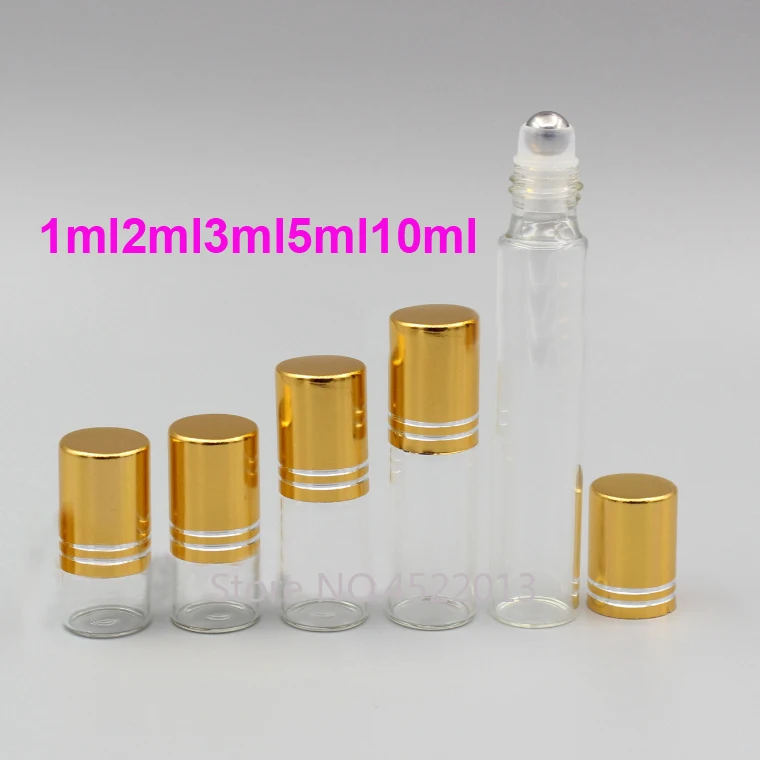 

1ml2ml3ml5ml10ml 50/100/200 шт мини-рулон на флаконах для духов, пустые косметические портативные дорожные маленькие эфирные масла, рулон на трубе