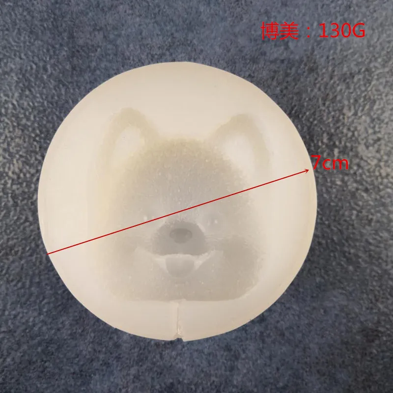 Новые своего померанского шпица корги коррида голова силиконовая форма для