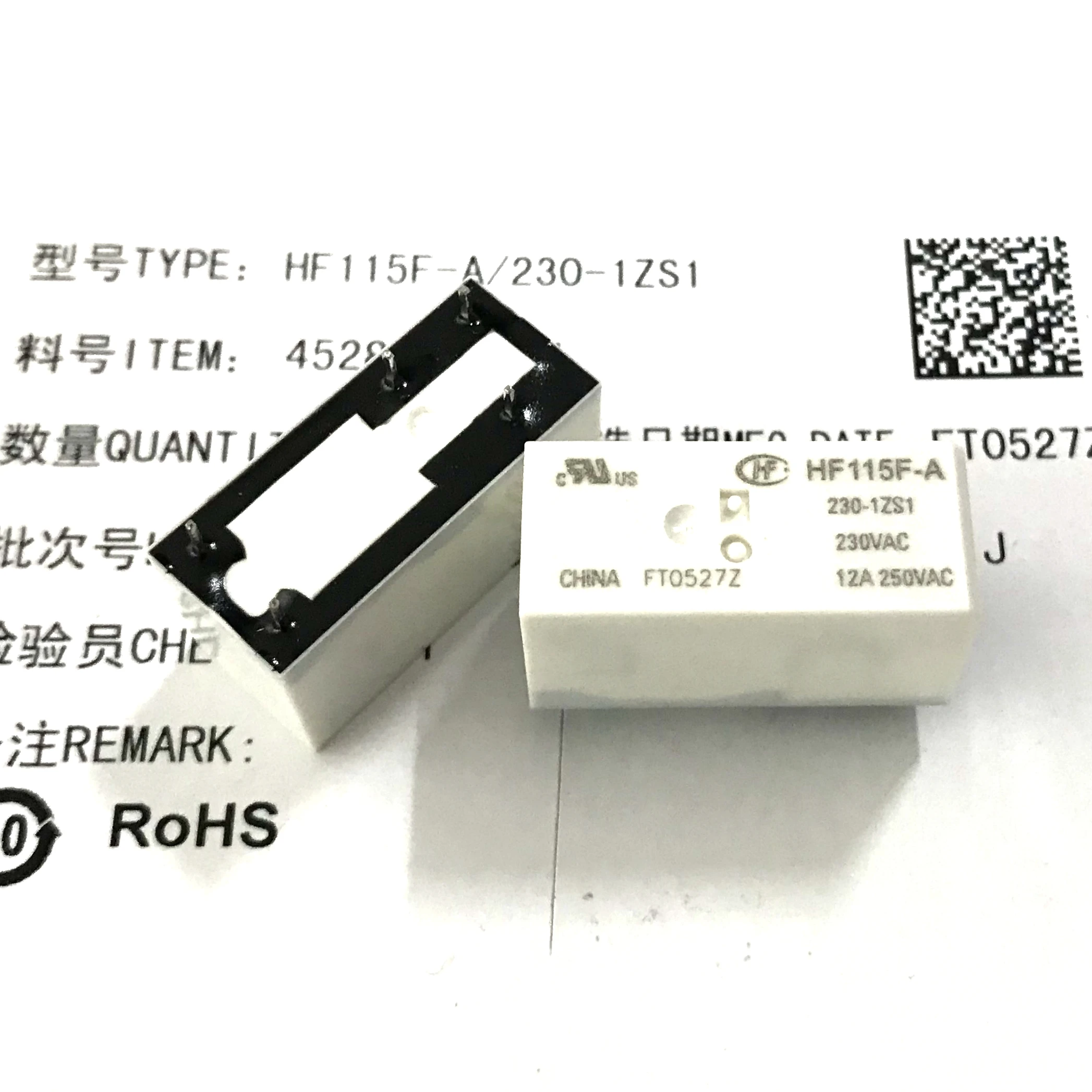 HF relay HF115F-A 230-1ZS1 230VAC 5PIN 12A новое оригинальное реле | Строительство и ремонт