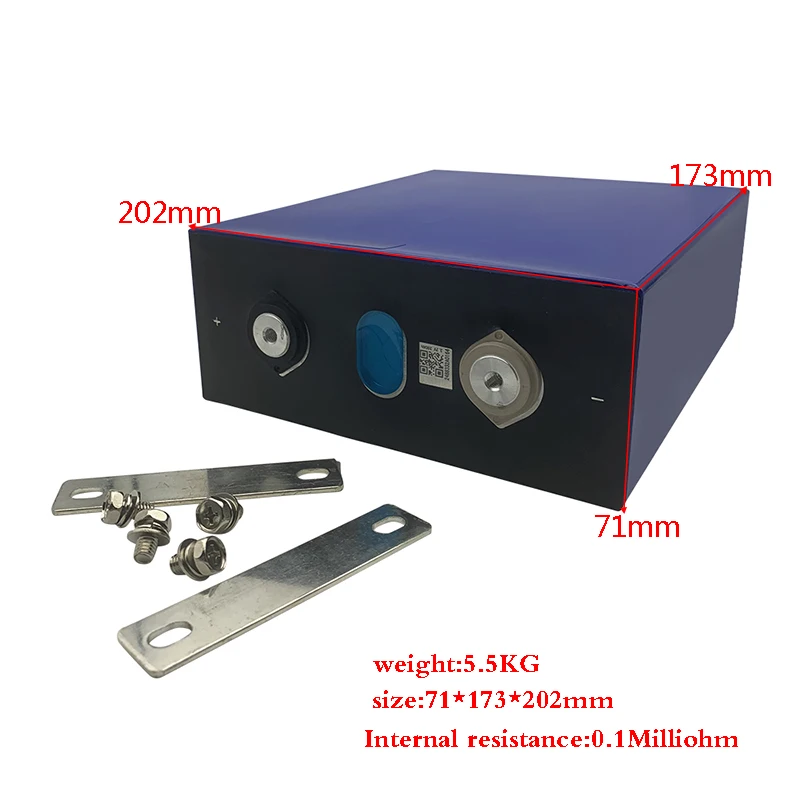 

Original Lifepo4 320Ah 4-16PCS 3.2V Grade A 48V 310AH Battery Pack DIY RV Cell And Solar Energy Storage System EU US Tax Free