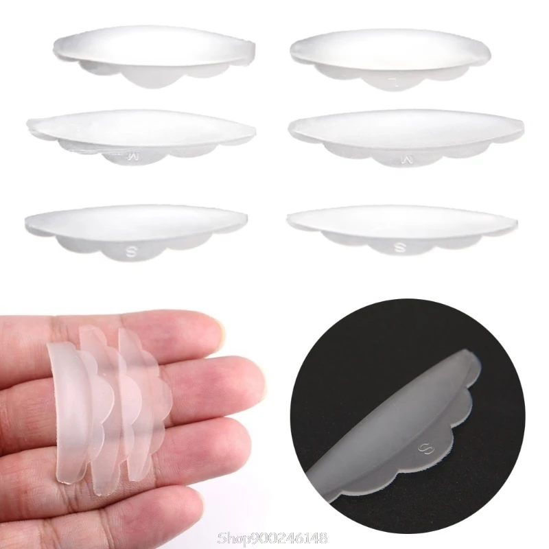 

6pcs Eyelash Lift Lifting Curlers Curl Silicone Eye Lash Extension Shields Pads Ja18 21 Dropship