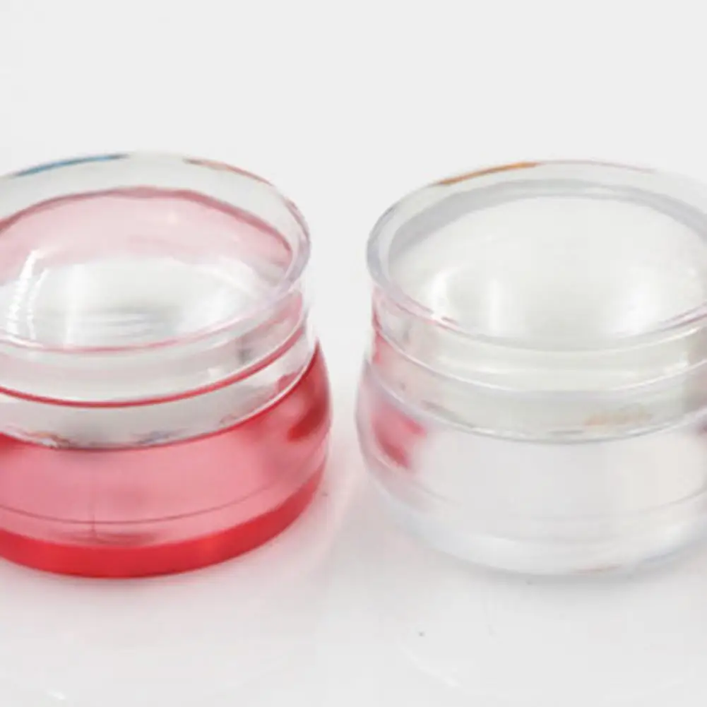 Скребок для стемпера ногтей французского маникюра с одной головкой без