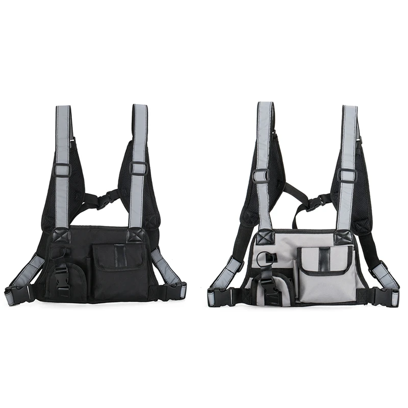 

Модная сумка на пояс, уличный рюкзак в стиле хип-хоп, нагрудная Сумочка для жилета в стиле хип-хоп