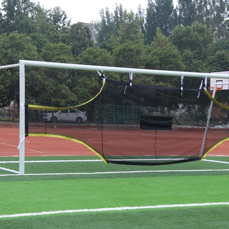 

Foldable Soccer Goal Target Nets-with 5 Scoring Zones, Extra-Sturdy Portable foorball Practice Gate for Children Soccer Training