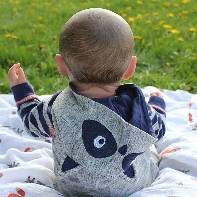 

19'' Boutique Realistic Reborn Baby Boy Doll Hand Painted Hair Brown Eyes Tobiah Cloth Body Newborn Baby Doll