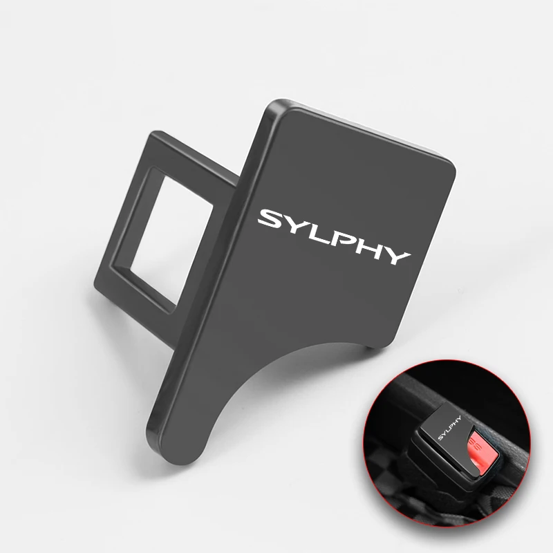 

For Nissan Sylphy b11 b17 2019 2020 2021 1PC Hidden Zinc alloy Car safety seat belt buckle clip Car Accessories