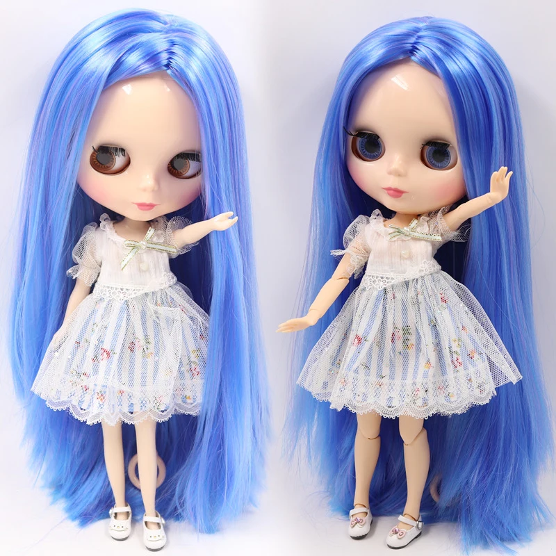 ICY Nude Factory Blyth Кукла № Y7216Y6208 светильник розовый микс фиолетовые волосы без челки телесный цвет кожи Нео