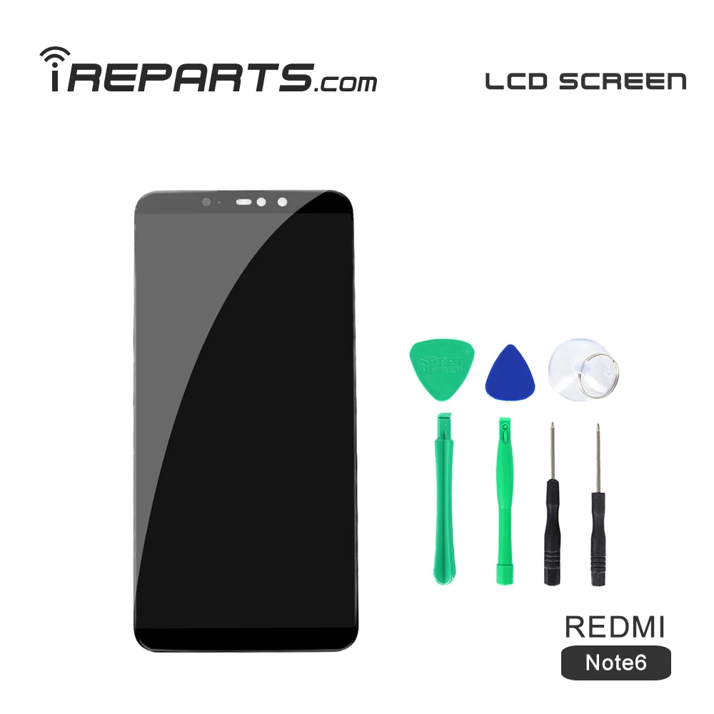 IREPARTS ЖК дисплей для Xiaomi Redmi Note 6 Pro дигитайзер сборка Note6 сенсорный экран 26 дюймов +