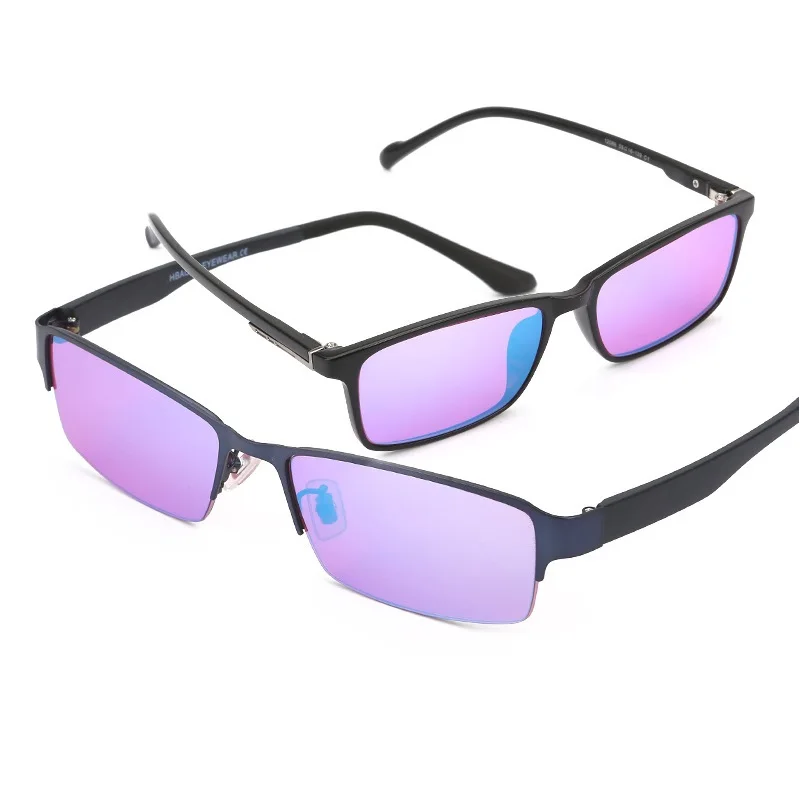 Очки красного и зеленого цвета невидимые корректирующие очки для женщин мужчин